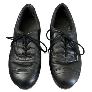 Bloch women’s S0313L Jason Samuels Smith Black Leather Dance Tap Shoes Size 6.